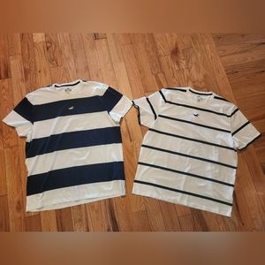 Hollister Striped T- shirts size XXL